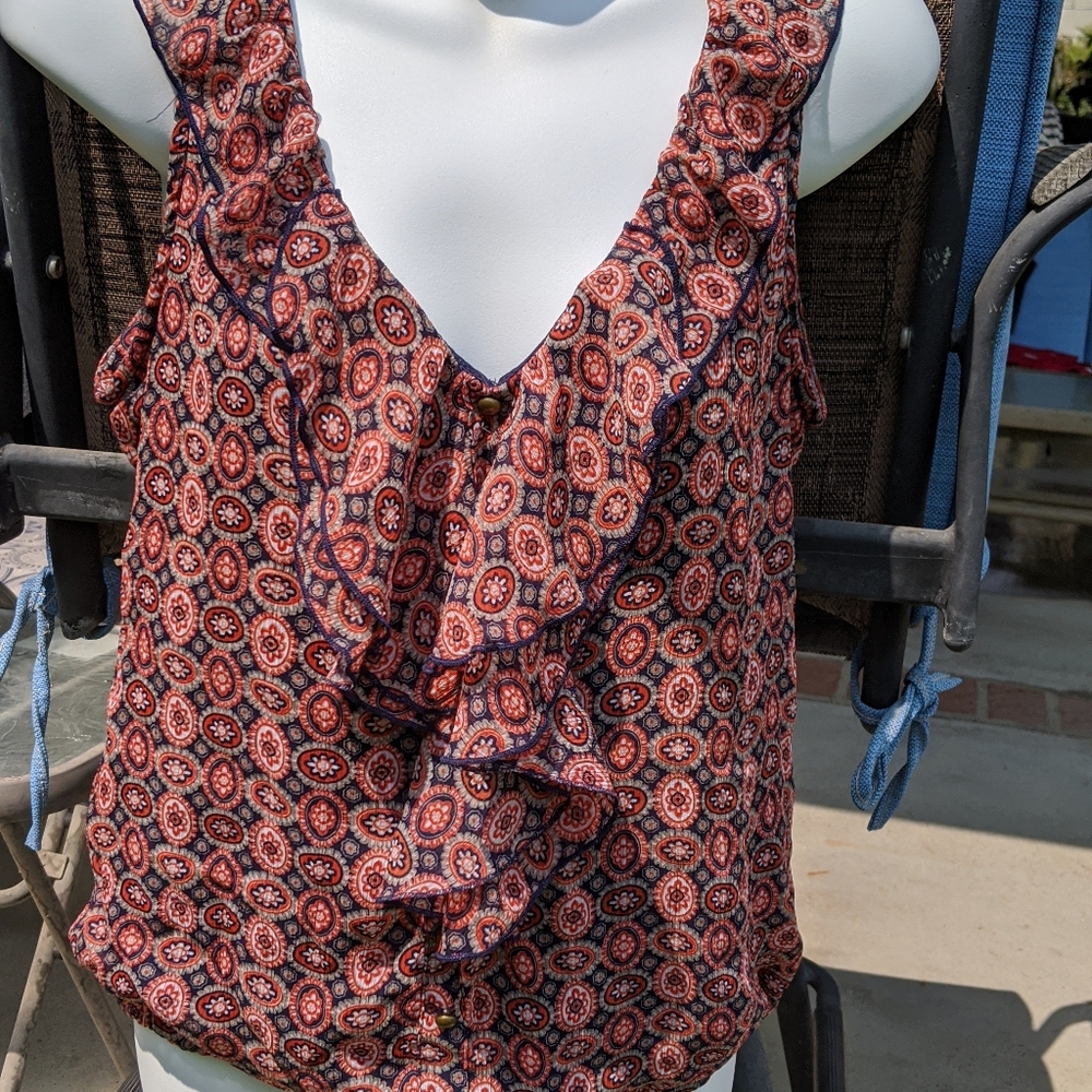 3/$25 Boho Pattern Blouse